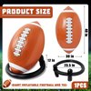 Deekin 40 Inches Giant Inflatable Football and Tee Party Decorations Football Toys Football Birthday Party Supplies Football Decor Jumbo Sports Toys Party Accessory for Games Gifts
