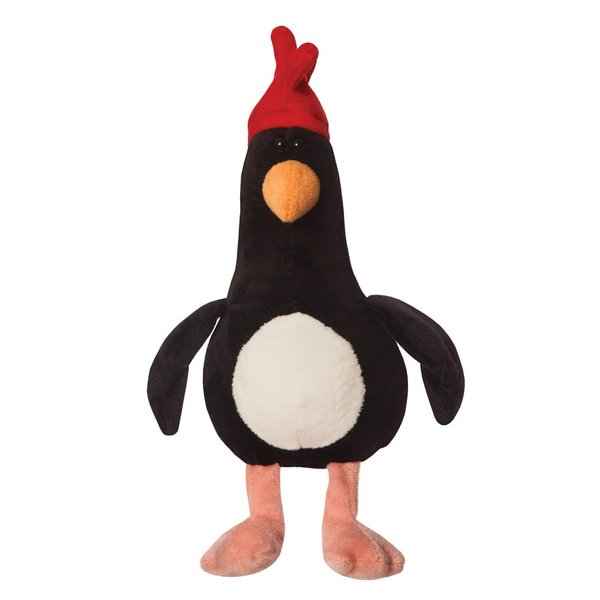 Aurora World Aurora 61514 Feathers McGraw, Wallace & Gromit, Eco-Friendly Plush Toy, Black & White
