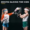 CKE Kids Boxing Gloves for Kids Boys Girls Junior Youth Toddlers Age 5-12 Years Training Boxing Gloves for Punching Bag Kickboxing Muay Thai (Pink)