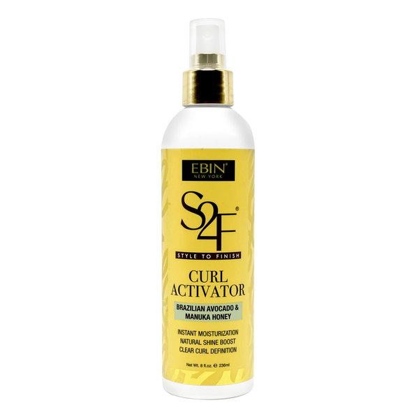 Style to Finish Manuka Honey & Brazilian Avocado | Hydration with Light-weight, Strengthens and Enhances Hair | For all curls 2A - 4C | Curl Activator - 8oz/ 236ml