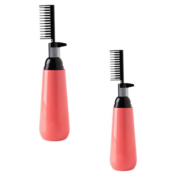 OSALADI 2pcs Root Comb Hair Dye Bottle Hair Coloring Dispensing Bottle Hair Dye Bottle Applicator for Home Salon