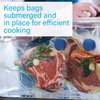 IMPRESA [4 pack] Sous Vide Magnets to Keep Bags Submerged and In Place - Sous Vide Accessories to Stop Floating Bags and Undercooking - Great Alternative to Sous Vide Weights, Balls, Clips, and Racks