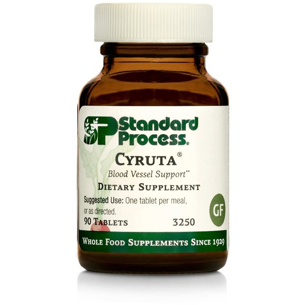 Standard Process Cyruta - Whole Food Cholesterol Support, Immune Support, Heart Health with Ascorbic Acid, Oat Flour and More - 90 Tablets