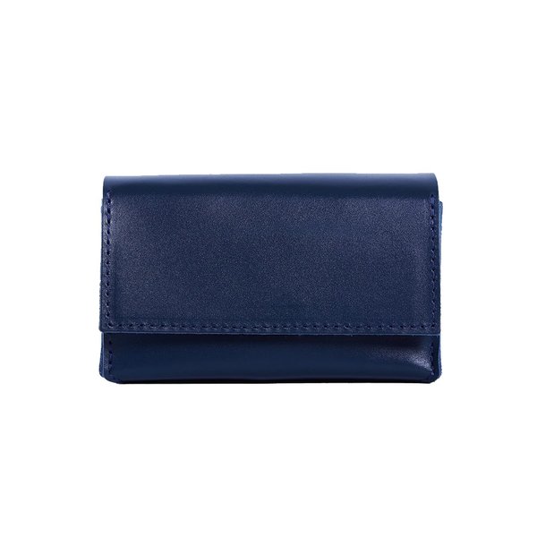 INCARNE Tarot Card Holder with Magnetic Clasp - Tarot Box for Most Standard Tarot Cards, Genuine Leather, Classic Blue