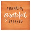 American Greetings 50-Count 6.5 in. x 6.5 in. Lunch Napkins, Thankful Thanksgiving Party Supplies