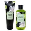 Bath and Body Work Wild Lime & Gardenia Body Cream and Shower Gel Bundle - Full Size