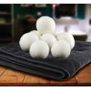 SnugPad XL Wool Dryer Balls, Natural Fabric Softener 100% Organic New Zealand Wool, Anti Static, Lint Free, Odorless, Chemical Free, Reduces Wrinkles, Baby Safe, Save Energy & Time, White 8 Count
