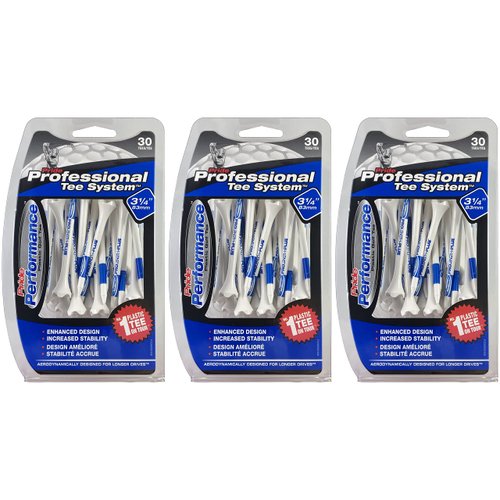 Pride Professional System Evolution Performance 30 Golf Tees, 3 1/4" (3-Pack)
