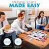 Medicos Medical Board Game - Medical Terminology Flash Cards 2024 to Learn While Having Fun - Portable Medical Board Games with 364 Cards to Learn 2000+ Terminologies - Ages 13+, 3+ Players