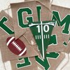 Uniwish Game Time Burlap Banner Football Party Decorations Sports Football Theme Baby Shower Birthday Party Favors Indoor Outdoor Home Decor
