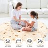 CASOFU Burritos Tortilla Throw Blanket, Double Sided Giant Flour Novelty Throw for Your Family, 285 GSM Soft and Comfortable Flannel Taco Blanket.(Beige, 60 inches)