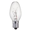 Philips LED 415422 Incandescent 16 Lumen 4 Watt 2700K Soft White C7 Night Light w/Candelabra Base (4 Pack)