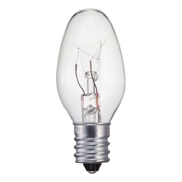 Philips LED 415422 Incandescent 16 Lumen 4 Watt 2700K Soft White C7 Night Light w/Candelabra Base (4 Pack)