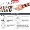 Generic 96PCS Knight Temporary Tattoos Medieval Birthday Party Supplies Favors Decorations Super Cute Fake Tattoos Stickers for Boys Girls School Classroom Rewards Gifts Ideal Halloween