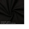 Ruffled Black Fabric Shower Curtain Size 72 x 72 inch