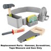 Replacement Parts for Fisher-Price DIY Tool Belt - GGT60 ~ Replacement Pretend Hammer, Screwdriver, Tape Measure and Saw