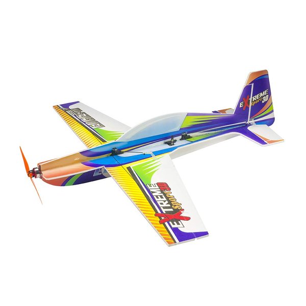Viloga RC Airplane Kit PP Foam Airplane, 710mm Xtreme Sports Airplane, DIY 3D Aerobatic Flying Airplane for Adults (KIT+Motor+ESC+Servos)