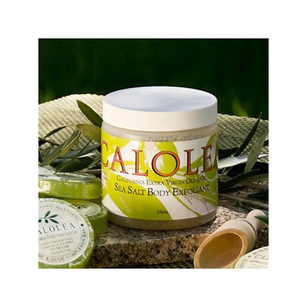 Calolea - Extra Virgin Olive Oil Sea Salt Body Scrub - 16 oz