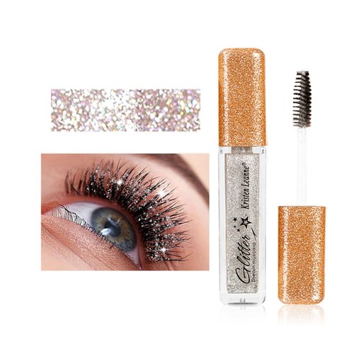 MIESCHER Colored Mascara for Eyelashes,Colorful Mascara Waterproof Long Lasting Eye Lash Mascara Shiny Sparkle Diamond Mascara Smudge-proof Lengthening, Defining, Curling,Volume Color Glitter Mascara Makeup Eye Lashes Party Stage Use(#08 Galaxy)