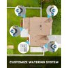 RAINPOINT WiFi Sprinkler Timer Water Timer, Brass Inlet Smart Hose Faucet Timer, Automatic Irrigation System Controller for Yard Watering, APP Control via 2.4Ghz WiFi and Bluetooth (V2, 2023 Release)