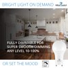 Great Eagle Lighting Corporation 15W (100W Equivalent) GU24 LED Light Bulb Dimmable 4000K Cool White, UL, replace CFL Twist-in 2 Prong (4-Pack)