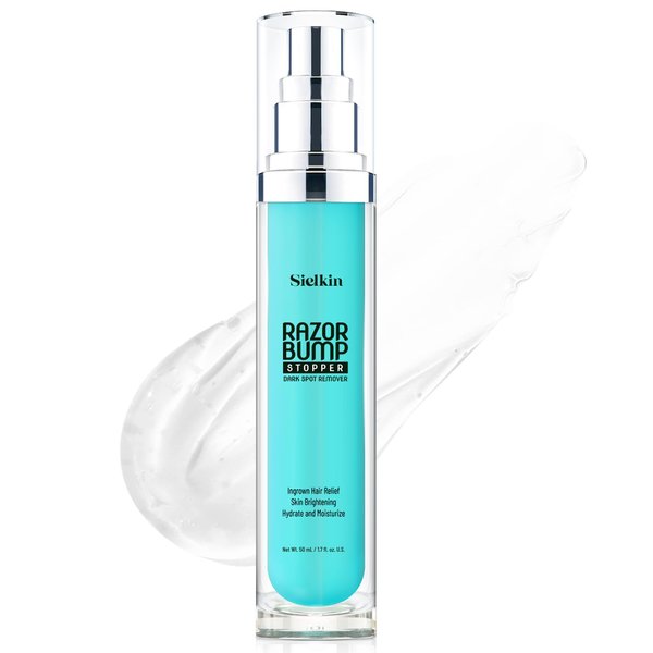 Sielkin Ingrown Hair Treatment: Razor Bumps Stopper for Women and Men Upgraded Formula