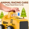 SEPHIX Toddler Car Toys for 1 Year Old Boy - First Birthday Gifts for 1 2 3 Year Old Boy - Press and Go Cars Baby Animal Racing Trucks Toy for Little Kids Ages 1-6