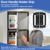 3316882900 RV Refrigerator Door Handle Holder Grip Compatible with 3316882.900 S,Std Dr Handle Combo-6/8 Amii DM2672, DM2682, DM2872, DM2882 Refrigerators with Airing Cards - 2 Pack Black Hardware