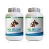 Natural pet Anxiety and Stress Dog - Dog Relaxant - Anxiety and Stress Relief - Aggression Solution - Dog Anxiety Travel - 2 Bottles (180 Chew Tabs)