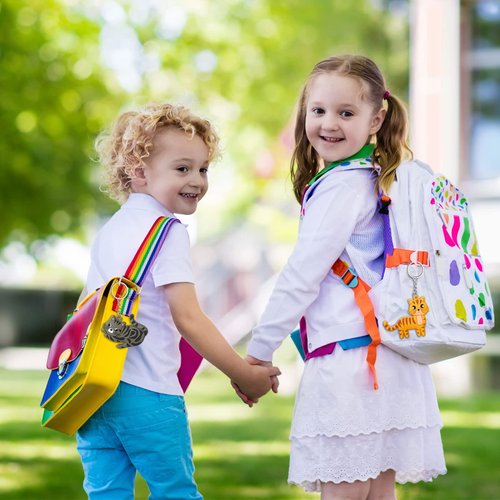 Hicarer 36 Pack Barnyard Farm Animal Keychains Farm Theme Key Ring Decoration Farm Birthday Party Supplies Favors (Cat Style)