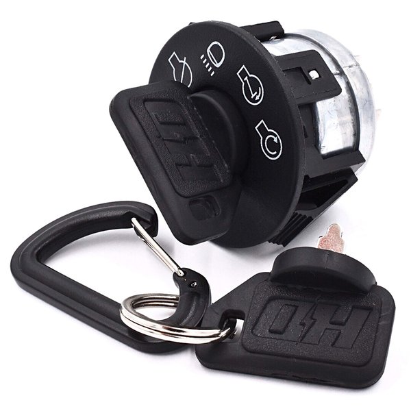 HD Switch Ignition Switch Replaces Gravely Ariens 01588300 15883 for ZT XL Mini ZT Zoom 34 42 50 1434 1534 1540 1634 1640 1740 1744 1840 1842 1844 1944 2040 2044 2048 Includes 2 Key & Free Carabiner