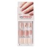 Kiss imPRESS Brilliant Pink Press-On Fake Nails Manicure BIP502F