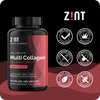 Zint Multi Collagen Pills - Collagen Supplements for Hair, Skin, Nails & Joint Health - Hydrolyzed Collagen Supplement with Type I, II, III, V, X Collagen Peptides, 90 Count