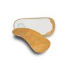 Pedag Holiday | 3/4 Length Sheepskin Orthotic Inserts | Handmade in Germany | Arch Support | Metatarsal Pad | Heel Cushion | Fits Low Profile Tight Shoes | Tan | 1 Pair | US Women 7 / EU 37
