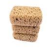 Michelle's Melting Pot Foam Bath Sponge Shower Sponge 3 Count (Tan Exfoliating)