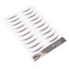 Eyebrow Transfers, Eyebrow Tattoo Sticker Eyebrow Transfer Sticker for Women,Eyebrows Tattoo Stickers Waterproof Long Lasting False Tattoos Peel Off Instant Eyebrow for Women Girls Makeup(BROWN-06)