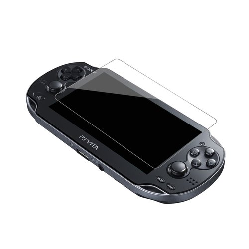 AKWOX (Pack of 2) Screen Protector For PS Vita 1000, Premium HD Clear 9H Tempered Glass Screen Protective Film For Sony PlayStation Vita PSV 1000-Max Clarity And Touch Accuracy Film