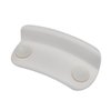 Waterproof Foam Padded Spa Bath Pillow Hot Tub Head Back Cushion - White Head and Neck Support Bath Pillow for Bathtub, Home Spa Tub