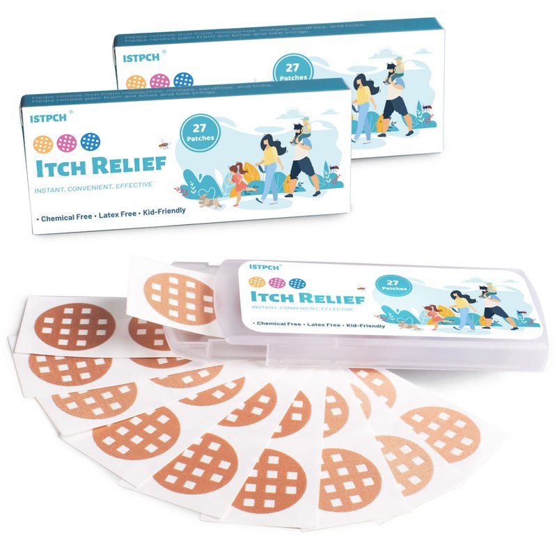 Istpch Bite Itch Relief Patches 54 Patches, Natural Itch Relief ...