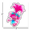 Trolls Tattoos Party Favors Bundle ~ 72 Perforated Individual 2" x 2" Trolls Temporary Tattoos for Kids Boys Girls (Trolls Party Supplies)
