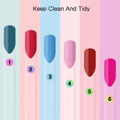 100 ps Fan-shaped False Nail Color Swatch Sticks with Number Stickers for Color Display, Nail Polish Practice Sticks, Nail Art Display, Nail Color Wheel, Nail Sample Tips Sticks. (Transparent)
