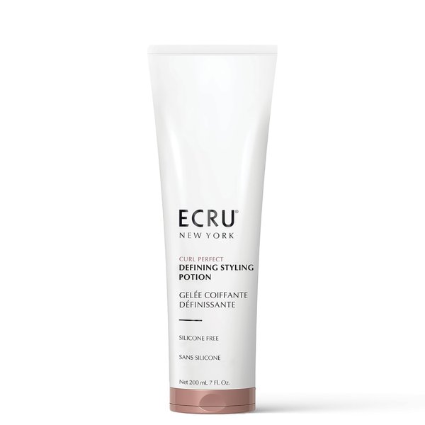 ECRU NEW YORK Curl Perfect Defining Styling Potion, Natural Curl Cream & Hair Styling Gel, Medium Hold Curl Defining Cream, Frizz Control, Defines Curly and Wavy Hair