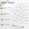 Flower Arrangement Holder, 3Pcs Reuseable Floral Grid Flower Frog Wire Arranger Twist for Vase Floral Stems Bouquets Plant Fixation