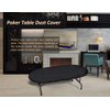 MaWGcowerd 96" Poker Table dust Cover with Form-Fitting Elastic Band