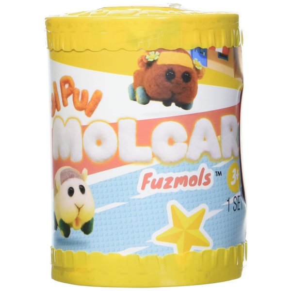 MGA Entertainment Pui Pui Molcar 2.5" Fuzmols Figures Asst, Multicolor