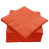 Amcrate Big Party Pack 100 Count Orange Beverage Napkins - Ideal for Wedding, Party, Birthday, Dinner, Lunch, Cocktails. (5” x 5”)