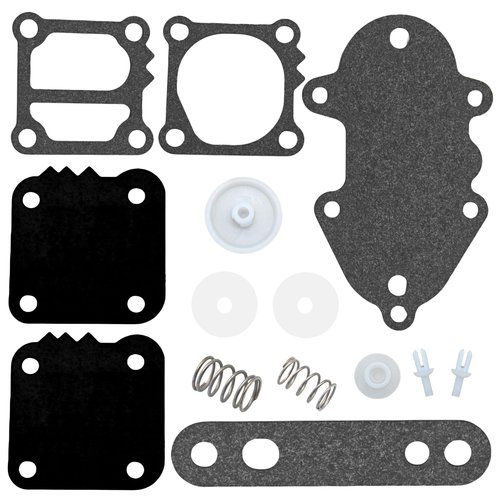 JLM MARINE 857005A1 Fuel Pump Diaphragm Kit for Mercury Mariner and Force 30-275 HP Outboard Engines Check Valve 21-43990A10 18-7817