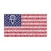CafePress Lacrosse Defense Flag Wall Decal 35x21 Wall Decal, Vinyl Wall Peel, Reusable Wall Cling
