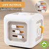 JWISLAND 6 in 1 Busy Cube Toys for 1 Year Old Boy, Busy Learners Activity Cube for Toddlers 1-3, Car Travel Sensory Toys for Fine Motor Skills, Birthday Gift for Boys and Girls