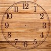 Clock face Stencil Pattern for Home Decor and Crafts, Reusable Mylar Template, Classic Numbers Design for Walls, Wood, and Art Projects - Size A3 (11.7" x 11.7")
